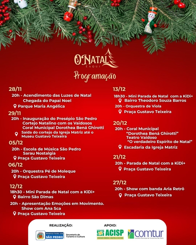 Evento o-natal-e-aqui